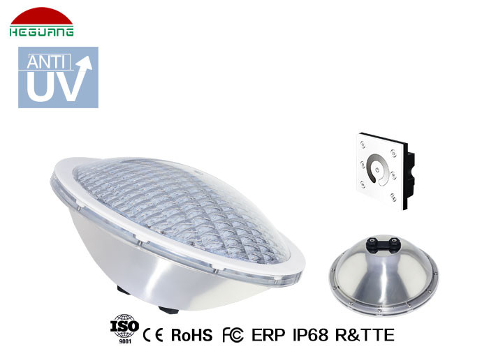 China AC / DC 35W Par 56 LED Pool Light , Stainless Steel Swimming Pool Lights wholesale