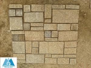 China Tiger Skin Yellow Granite Paving Sets Granite Patio Flooring Granite Stone Patio Pavers wholesale