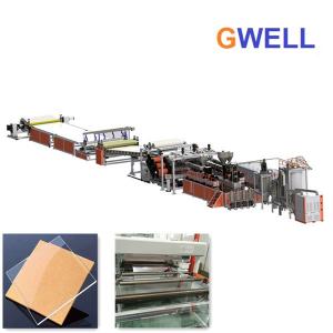 China GPPS Sheet Extrusion Line GPPS Transparent Board Making Machine Long Life And High Output wholesale