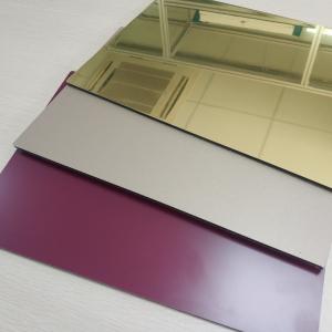 China High Reflective Rate Aluminum Mirror Sheet Glass Processing Anodized Stable wholesale