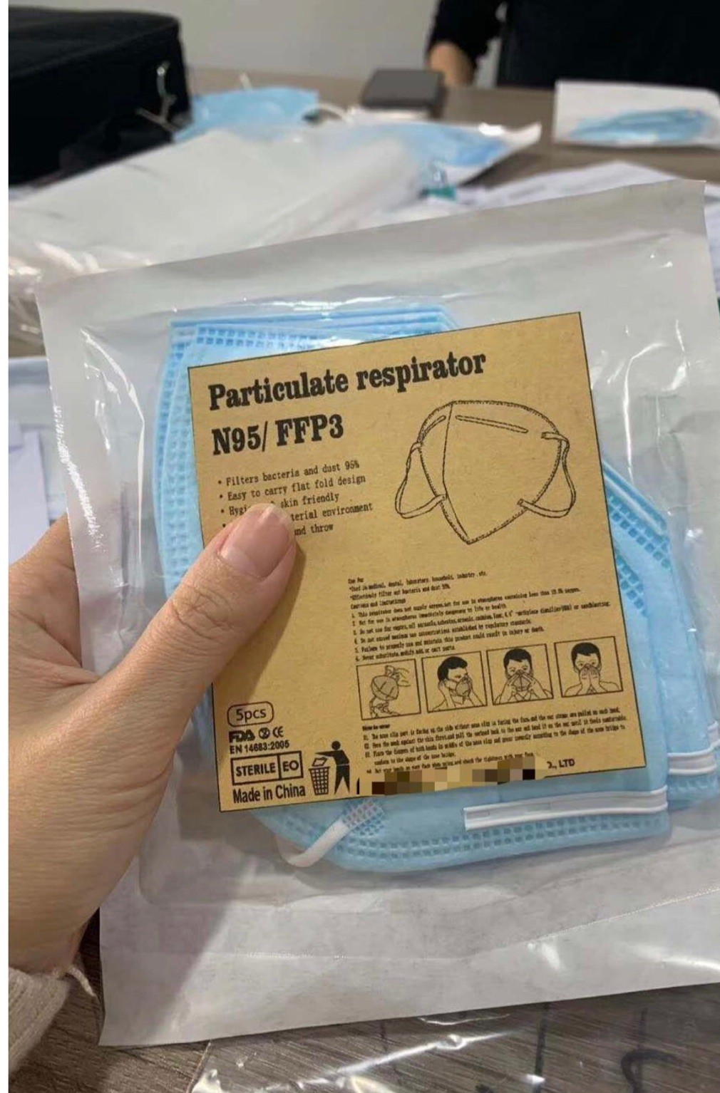 China KN95 Disposable Surgical Face Mask Ffp2 Ffp3 With CE Certificate wholesale