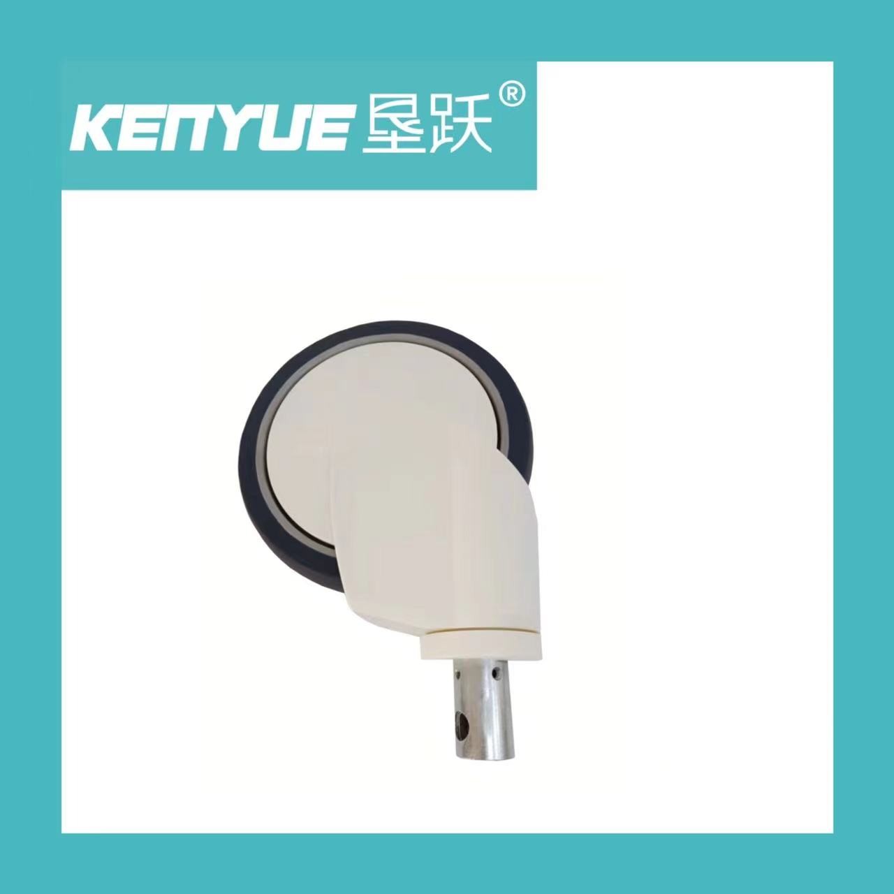 China White Central Control Caster Single Piece 6 Inch Medical Equipment wholesale