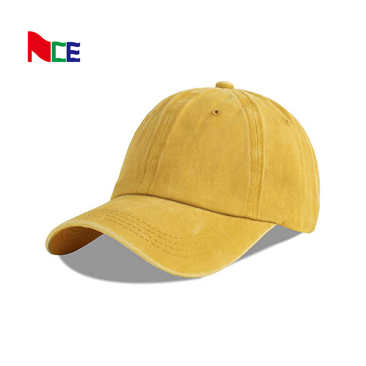 China Blank Sports Dad Hats With Sunday Metal Buckle Embroidery Logo wholesale