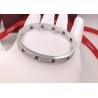 Buy cheap High End Stylish Simple Diamond Bangles , Cartier 18k White Gold Love Bracelet from wholesalers