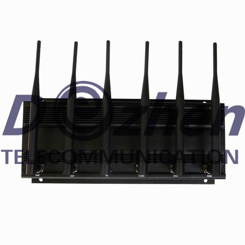 China High Power 6 Antenna GPS,WiFi,VHF,UHF and Cell Phone Jammer wholesale