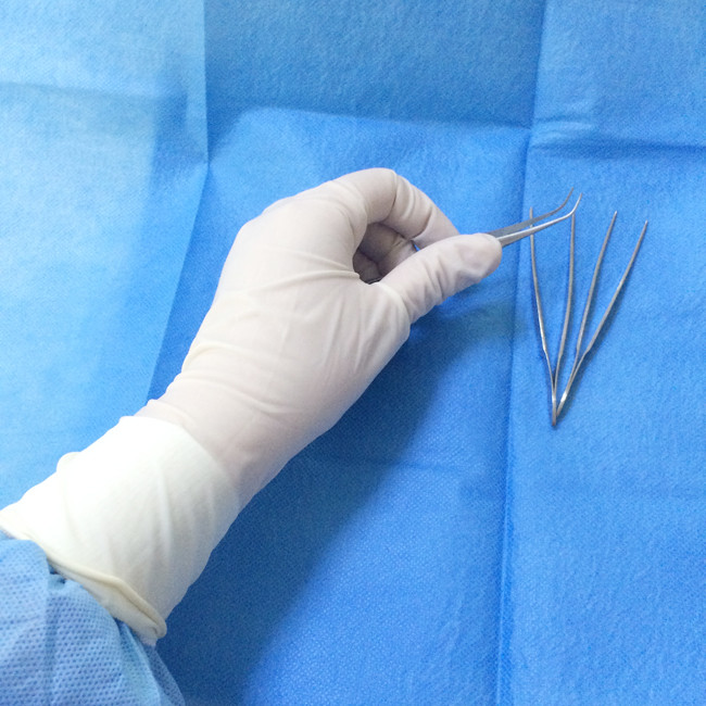 China Powder Free Disposable Surgical Gloves Good Elastic Medical Examination Application wholesale