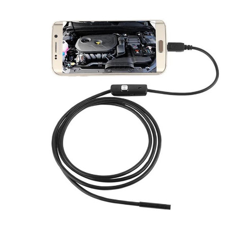 China Cxfhgy 2M 1M 5.5mm 7mm Endoscope Camera Flexible IP67 Waterproof Inspection Borescope Camera for Android PC Notebook 6LE wholesale
