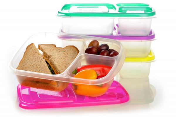 Lunchboxes 3-Compartment Bento Lunch Box 
