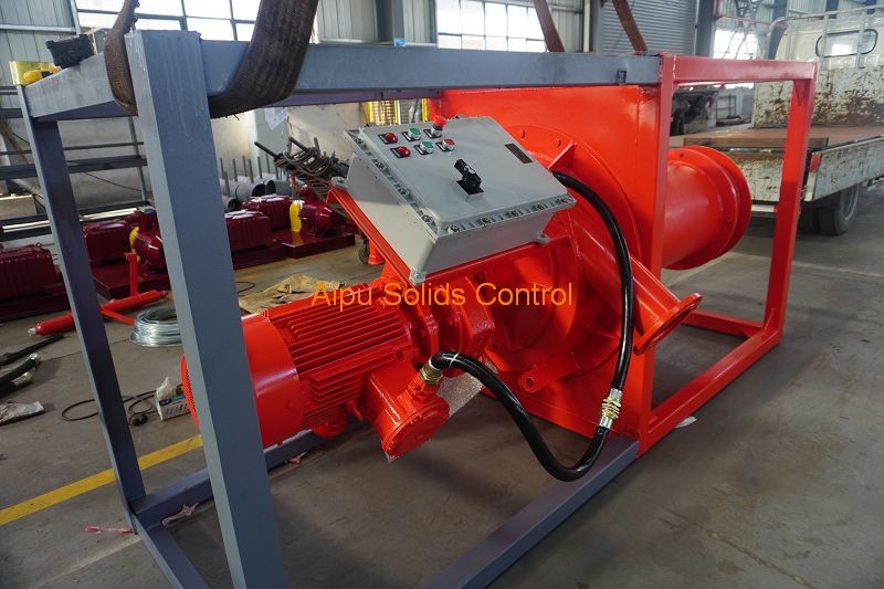 China 1400 KG Vertical Drilling Mud Centrifugal Degasser With 300m3/H Flow Rate wholesale