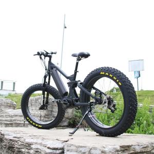 China Alloy Frame Fast Speed E Fat Bike 48V 1000W With 8 FUN G510 Middle Motor wholesale