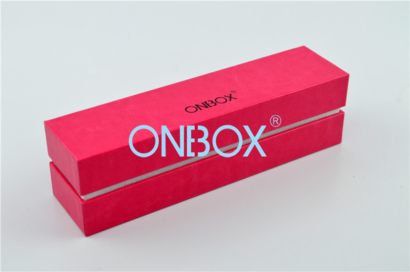 China PU Wrapping Luxury Jewellery Packaging Boxes Rectangle Pink Color ROHS CE  SGS wholesale