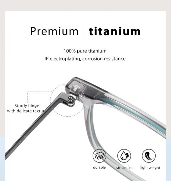 TR+ Titanium Alloy Combination Glasses For Men And Women 4 Colors