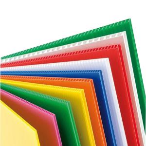 China High quality pp hollow core plastic sheets / board wholesale