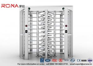 China Robust Full Height Turnstile Access Control Barrier Gate Anti Fingerprints Surface wholesale