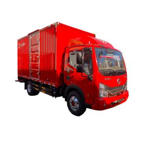 China Diesel Box Van Cargo Truck GVW 5.5 - 7.5T Cab Width 2030mm YUCHAI Engine wholesale
