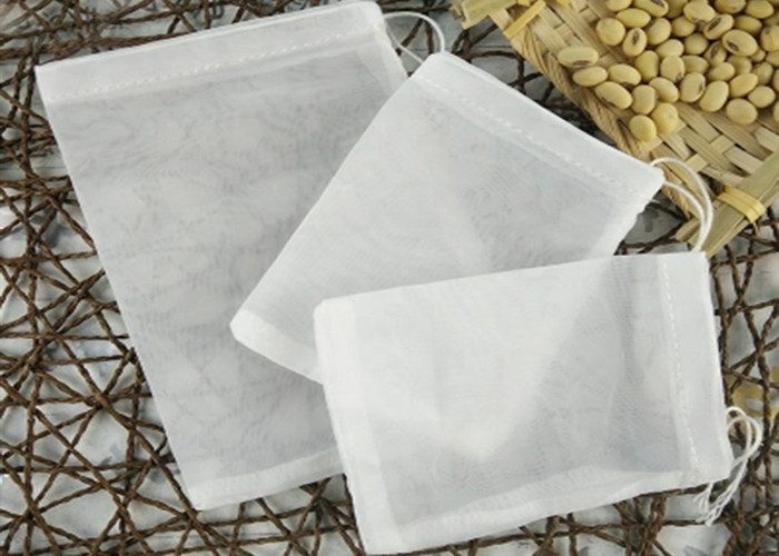 China Nylon Mesh Liquid Filter Bag High Elongation For Coffee Tea Nut Milk Filtering wholesale