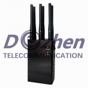 China WiFi GPS 3G 4G Wimax Mobile Phone Signal Jammer , Gps Signal Blocker With AC Adapter wholesale
