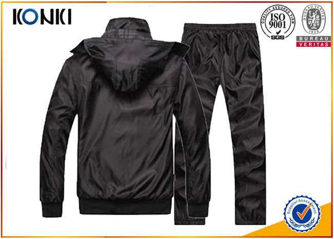 China Sport Uniform Custom Hooded Sweatshirts With Black Color Fashion Style wholesale
