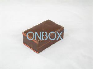 China Velvet Lining Luxury Single Watch Box Elegant Design PVC Leather wholesale