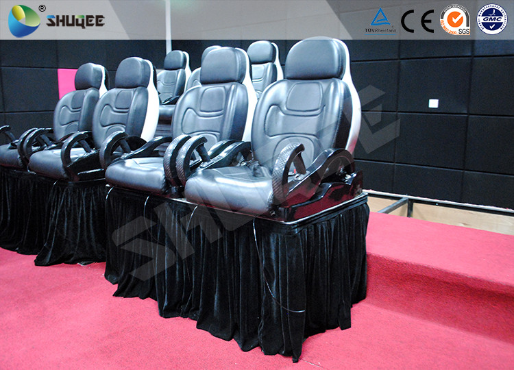 China Luxury Mobile Motion Theater Chair 5D / 7D / 9D With Air And Water Spray wholesale
