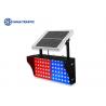 Buy cheap 600x300mm Led Solar Traffic Signs Red Blue Traffic Warning Signal 3 Years from wholesalers