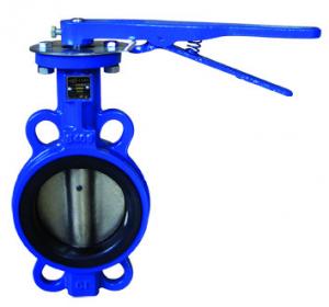 China Rustproof Wafer Type Casting Iron Butterfly Valve Stainless Steel Anti Erosion wholesale