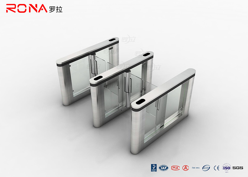 China SUS 304 Access Control System High Speed Swing Turnstile Gate At Office Building wholesale