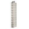 Buy cheap Chevron Fabric Storage, Hanging Shoe Organizer -10 Shelves, Taupe/Natural from wholesalers