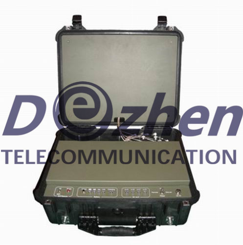 China Metal Enclosure 480W CDMA GSM UMTS Portable Signal Jammer wholesale