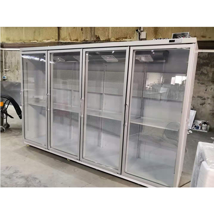 Buy cheap Commercial Bar 2500L 4 Glass Door Upright Beverage Fridge from wholesalers
