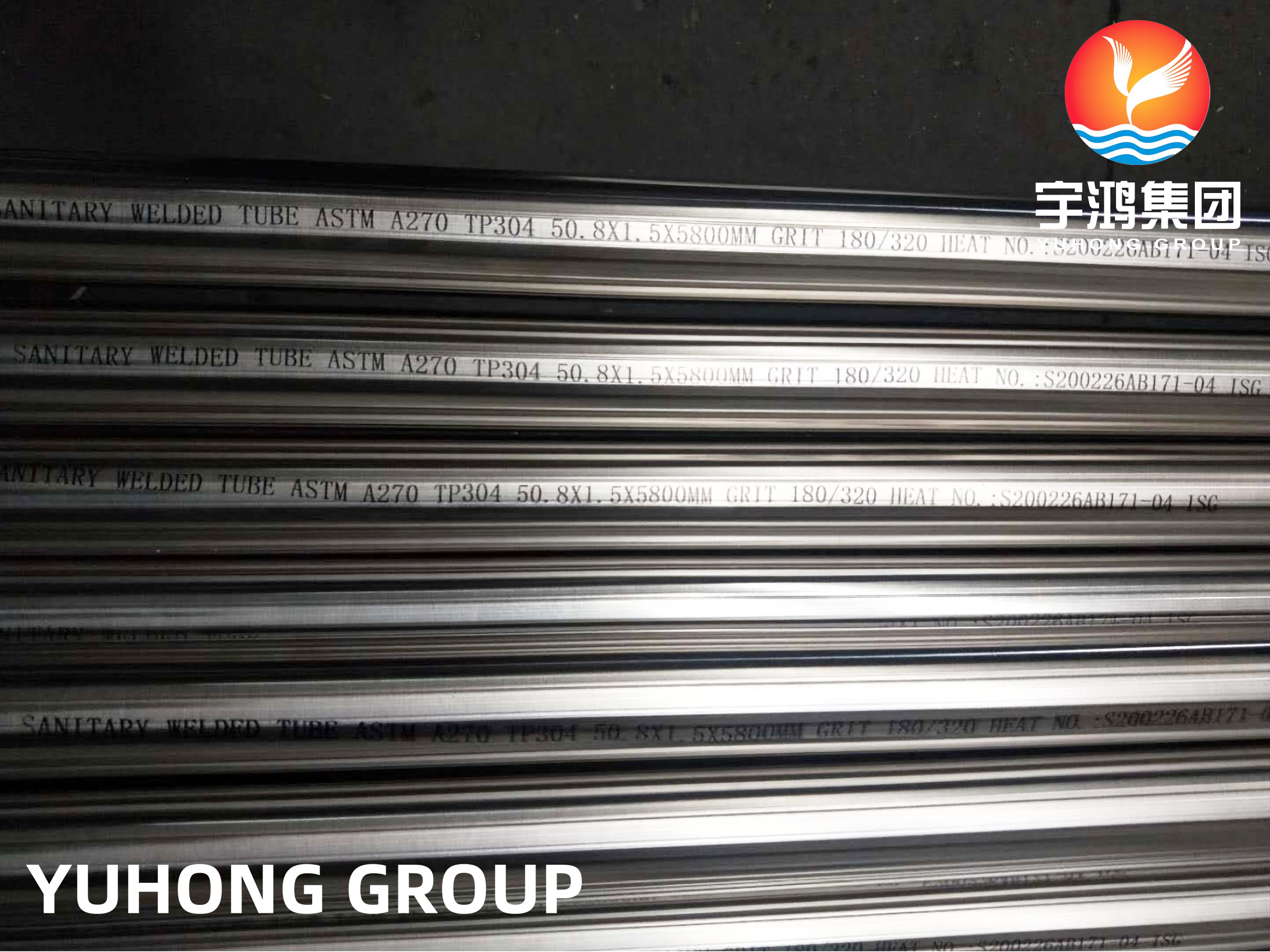 China Astm A270 / 270m Tp304 Stainless Steel Sanitary Welded Tube Bright Annealed wholesale