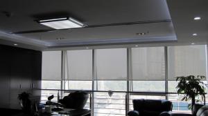 China sunscreen fabric roller blinds for office window roller shade wholesale