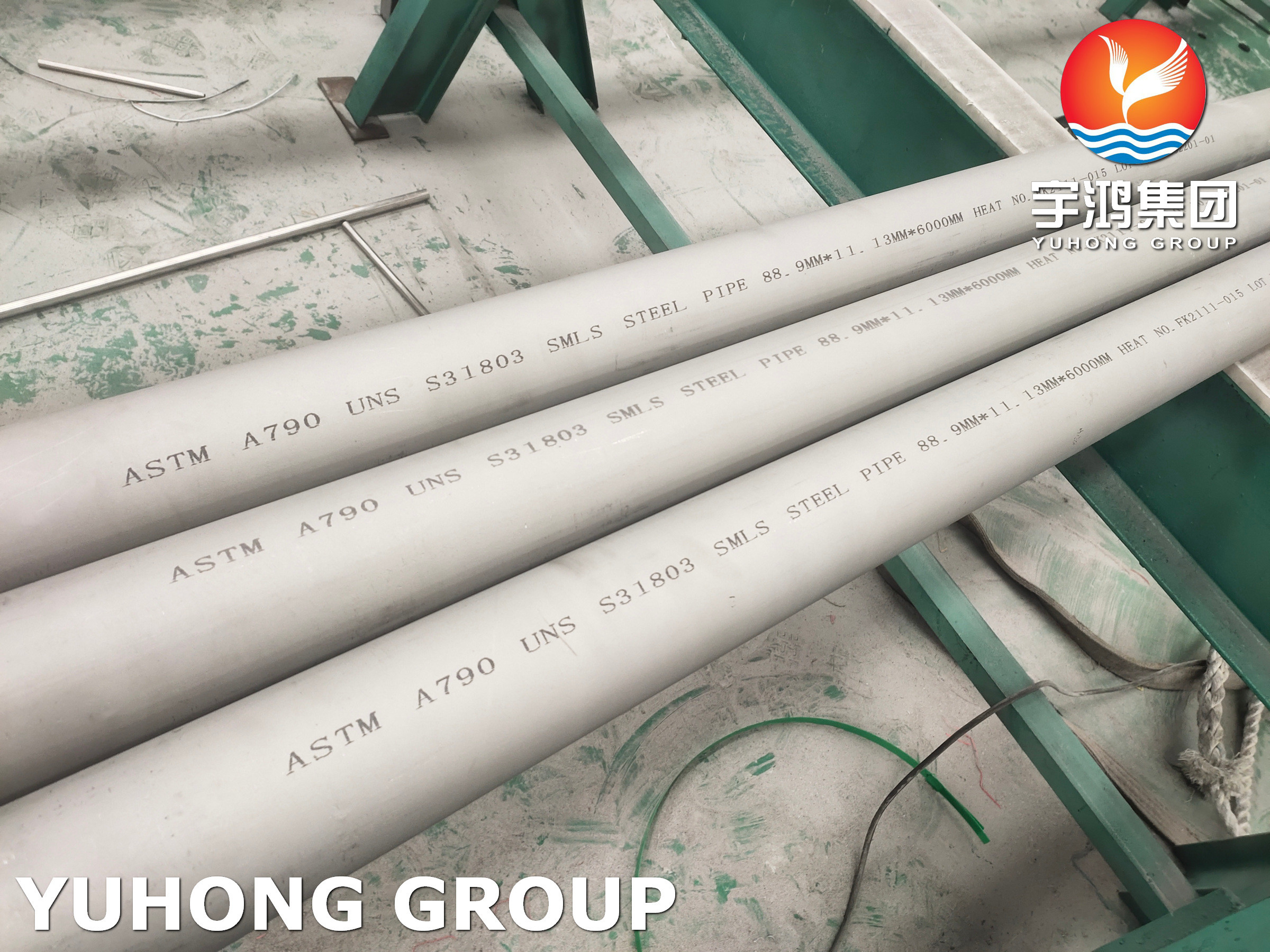 China ASTM A790 S31803 Duplex Stainless Steel SMLS Pipe Chloride Corrosion Resistance wholesale
