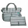 Buy cheap Diaper bag by mega rayson stylish stripes, functional baby stroller organizer from wholesalers
