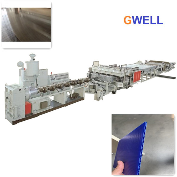 China PC Hollow Profile Extrusion Machine Twin Screw Extruder wholesale