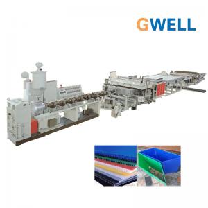 China PP Hollow Profile Sheet Extrusion Machine PE Hollow Board Production Line Provide Installation And Commissioning wholesale