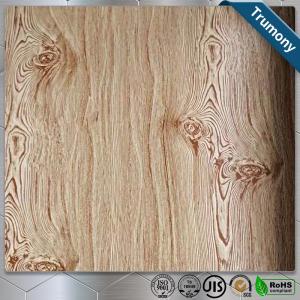 China Decoration Wood Grain Aluminum Composite Panel Thickness 3mm ~ 6mm Paint Coat Surface wholesale