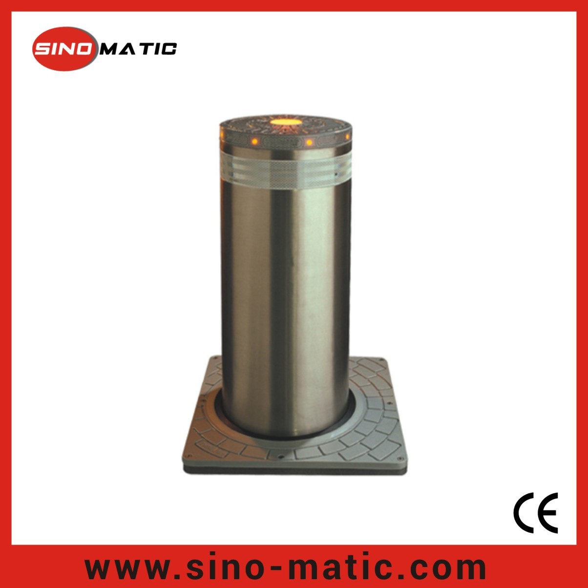 China High Security Hydraulic Stainless Steel Automatic Bollard wholesale
