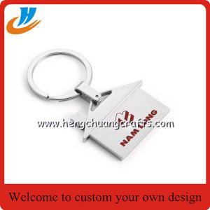China Custom apple keychain,any logo keychain with laser or print logo wholesale