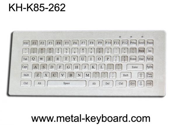 Quality Water Resistant Stainless Steel Industrial Metal Keyboard 85 Keys Without Mouse for sale