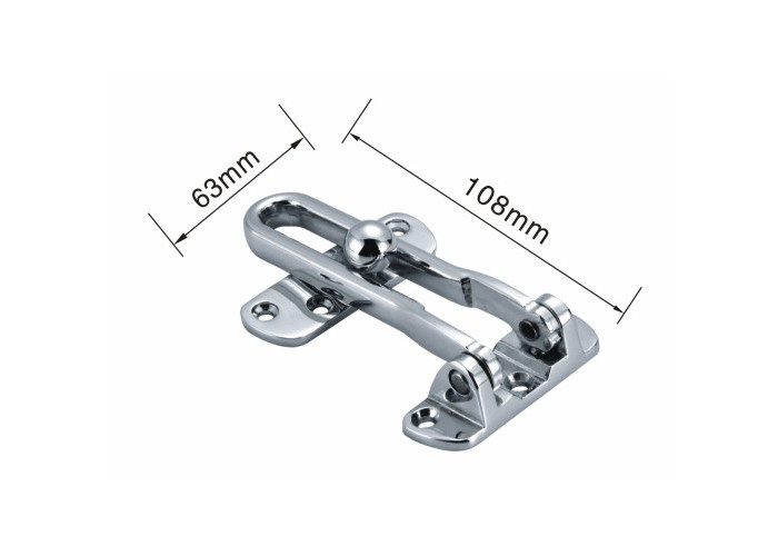 China Door Mounting Door Lock Latch , Steel Stainless Door Security Bolts High Safety on sale
