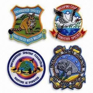 China Embroidery Badges/Patches, Small Orders are Accepted wholesale