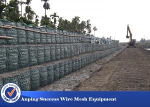 China Galvanized Low Carbon Gabion Wire Mesh Gabion Box Galfan Material 10x12 Cm wholesale