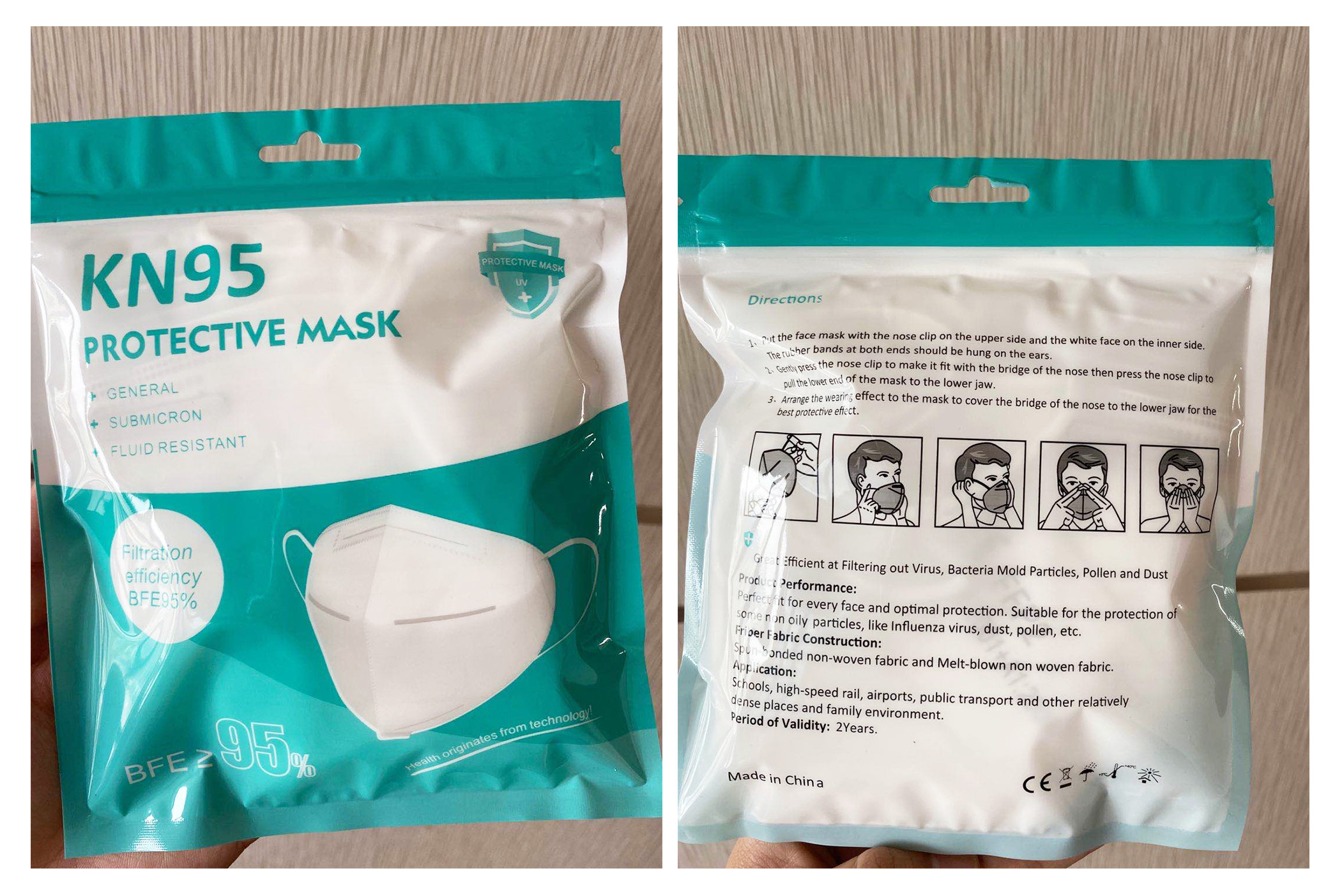 China Kn95 FFP2 Disposable Face Mask Anti Virus wholesale