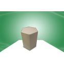 Six Side Corrugated Cardboard Furniture Cardboard Disposable Chair for sale