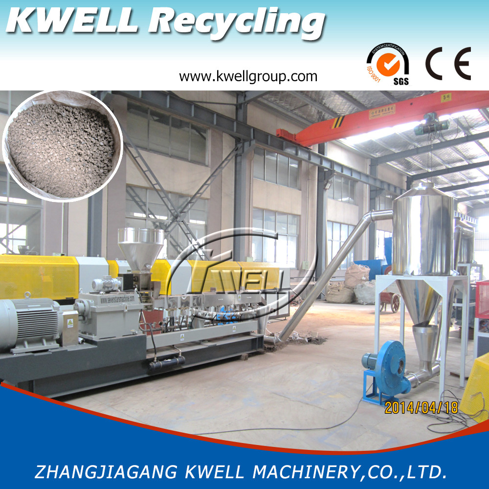 China HDPE/PP WPC Granule Hot Cutting Granulating Machine, Wood Pellet Pelletizer wholesale