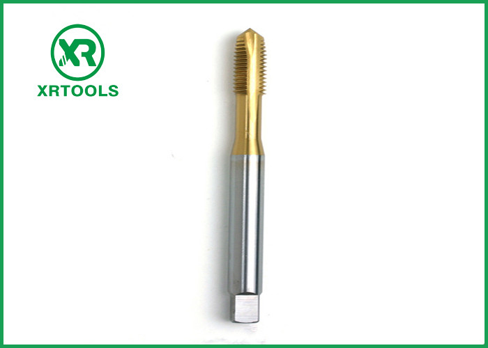 China Threading Machine HSS Machine Taps M2.5 * 0.45 Size Silver Gold Color spiral point taps wholesale