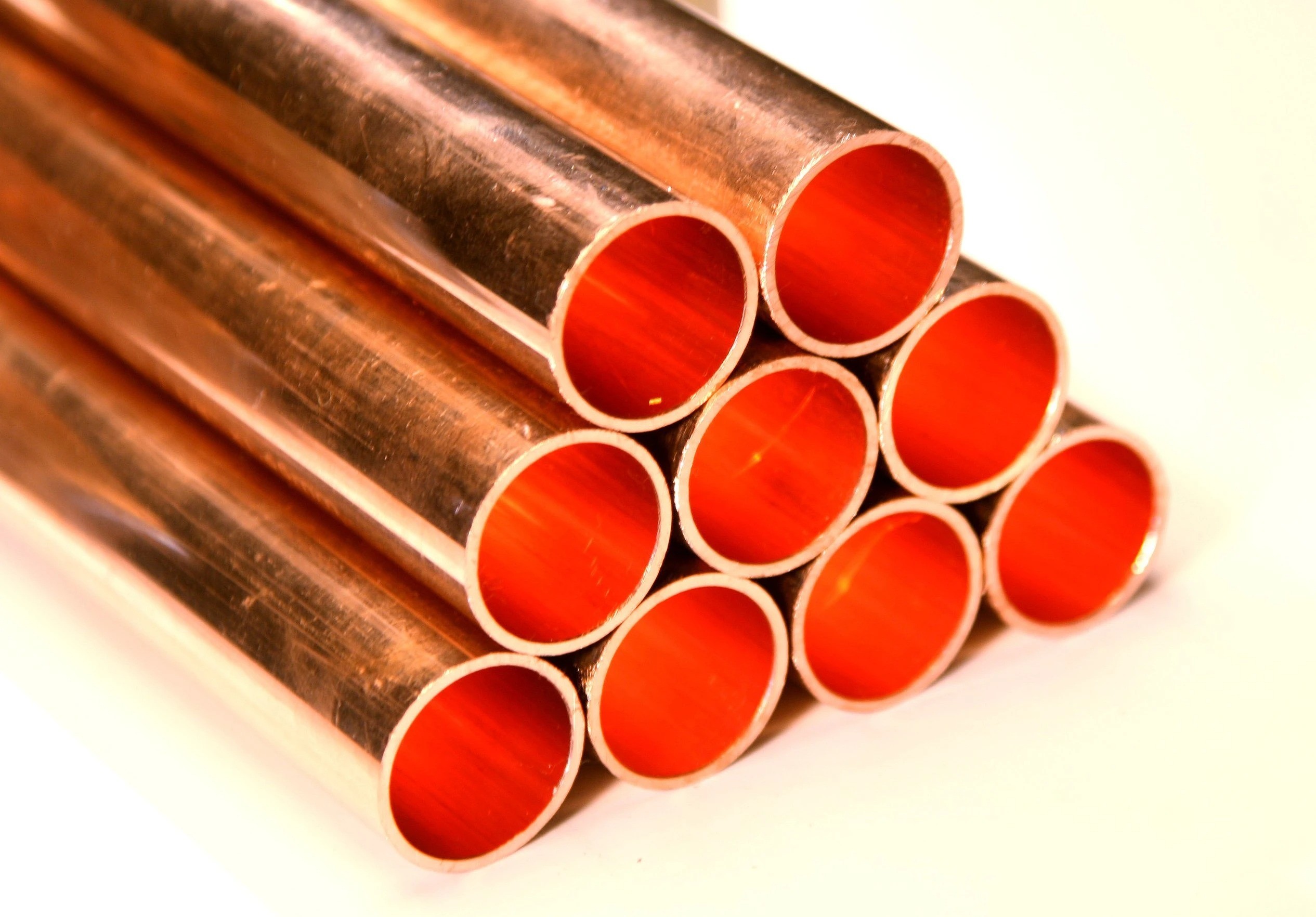 China Durable Recyclable Copper Metal Pipe 3 Inch 1/2 Inch 15mm For Air Condition wholesale