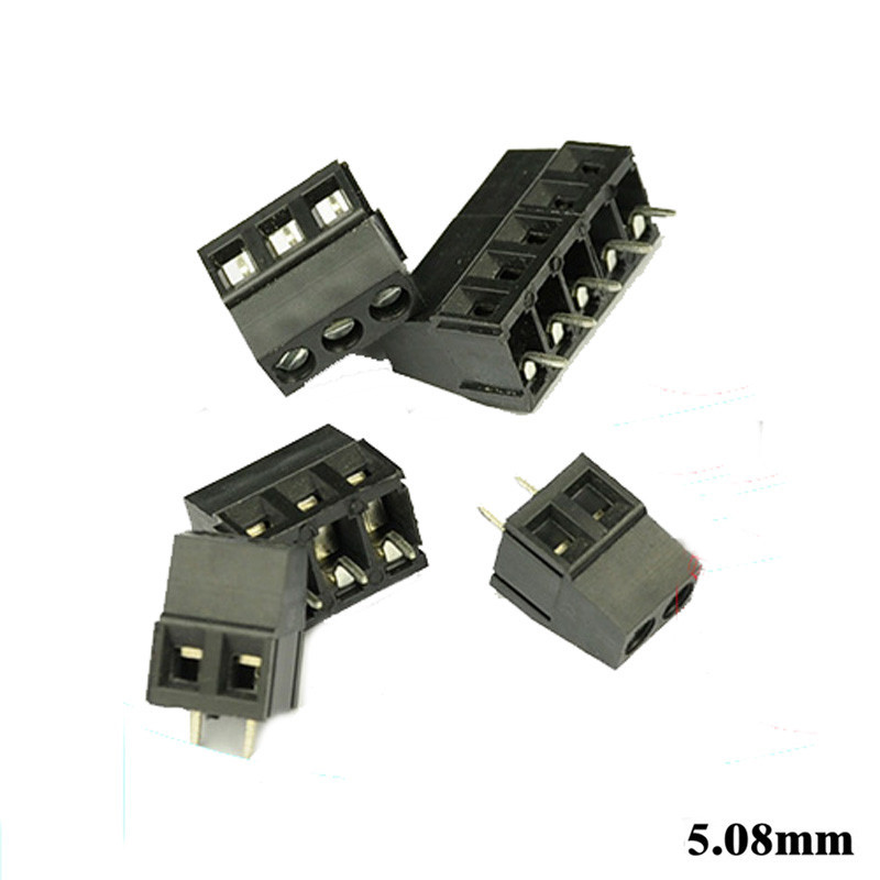 China 5.08mm / 0.2" Pitch PCB Mounted Screw Terminal Blocks 2P 3P Combination Black wholesale