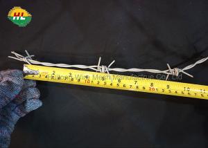 China HUILONG Arame Farpado Galvanized Razor Barbed Wire , Normal Twist Barb Wire Roll wholesale